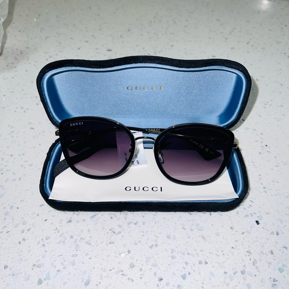 Gucci Square Metal Sunglasses GG0606SK
